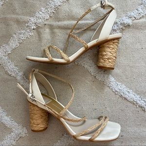 Dolce Vita Rafia Strappy Sandal Heels